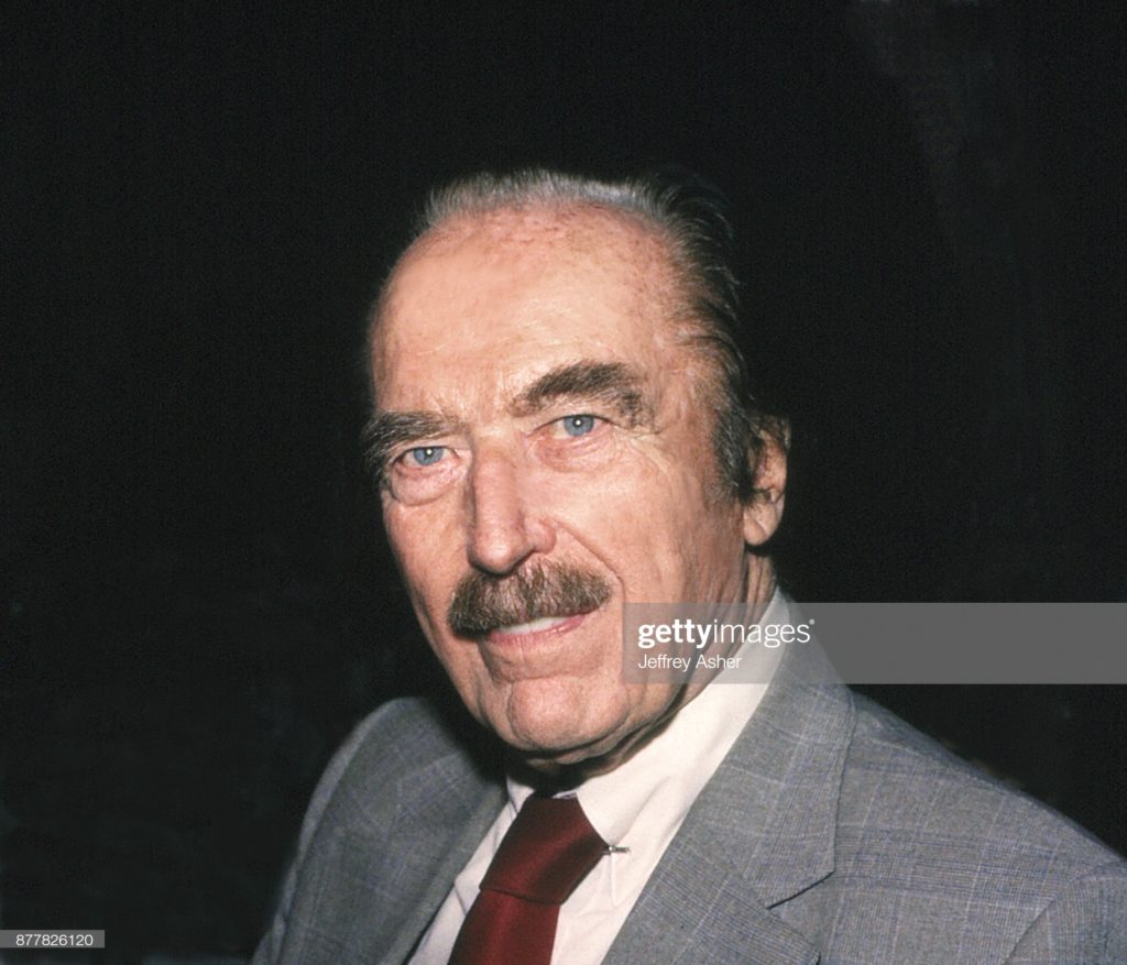 Frederick Christ Trump, father of Donald John Trump, of Trump University, Holmes Convention Hall, Atlantic City, New Jersey, Friday, 22 January 1988. (Photographer Jeffrey Asher / Archive Photos via Getty Images.)