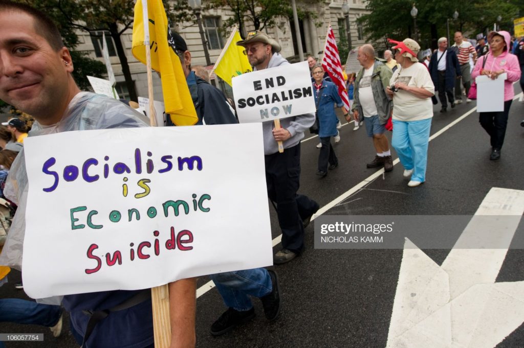 Tea Party activists, Washington, D.C., Sunday, 12 September 2010. (Photographer Nicholas Kamm / AFP via Getty Images.)